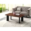 Omax Decor Joss Rectangular Shape Modern Wood Coffee Table in Walnut