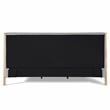 Omax Decor Liana Upholstered Platform King Bed in Gray Boucle Fabric