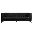 Omax Decor Havana  Sectional Modern Tufted Genuine Leather Sofa in Tan