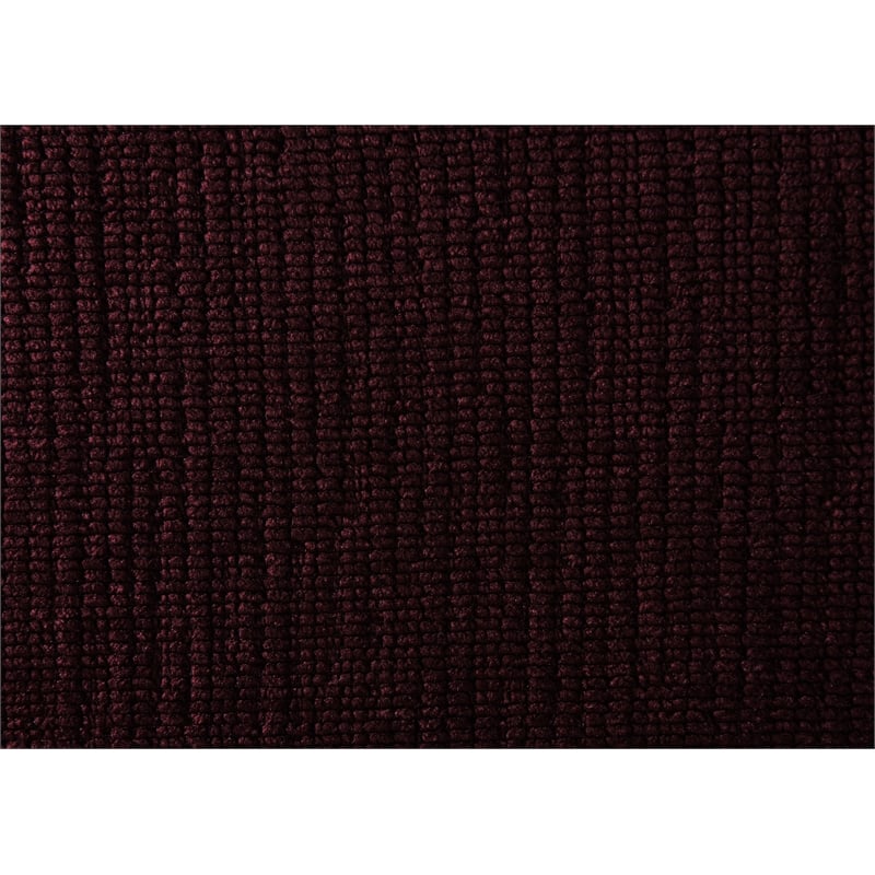 Omax Decor Venice Fabric Upholstered Platform Queen Bed in Burgundy
