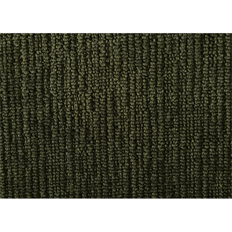 Omax Decor Chloe Fabric Upholstered Platform Queen Bed in Moss Green