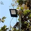 eLEDing Outdoor Integrated LED Landscape Flood Light with Panel in Black