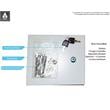 eLEDing 100W 650WH Battery and 3 Wifi Cameras High Voltage Solar Panel in Silver