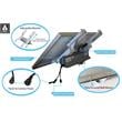 eLEDing 100W 650WH Battery and 3 Wifi Cameras High Voltage Solar Panel in Silver