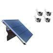 eLEDing 100W 650WH Battery and 4 Wifi Cameras High Voltage Solar Panel in Silver