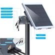 eLEDing 100W Panel and 650WH Battery Only High Voltage Solar Panel in Silver