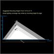 eLEDing 3000K 20W 5th Gen Solar Hybrid Microgrid LED Street Light in Silver