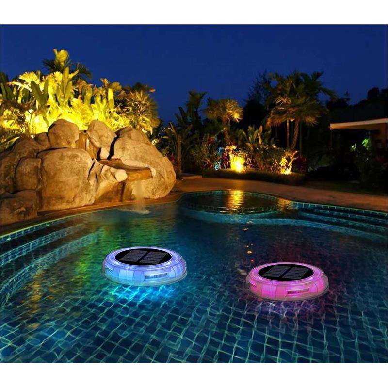 eLEDing 4-light Deco LED Garden Pool Porch Waterproof Light in Multi-Color