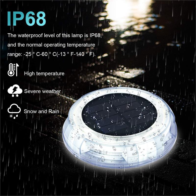 eLEDing 4-light Deco LED Garden Pool Porch Waterproof Light in Warm White
