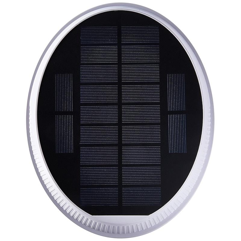 eLEDing Pure White LED Motion Activated Outdoor LED Solar Security Floodlight
