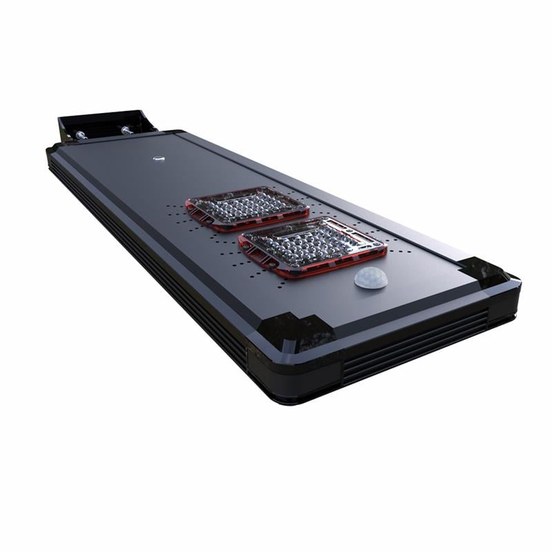 eLEDing Solar Power AI-Smart 3200 Lumens Cree LED Area Parking Light in Black