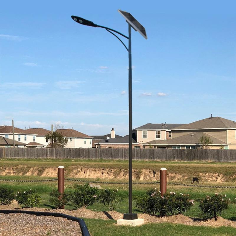 eLEDing 50W Solar Panel and 30W Cobra Head Light Solar Power SMART in Silver