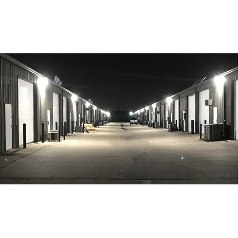 eLEDing 50W Solar Panel and 30W Flood Light Solar Power SMART in Silver