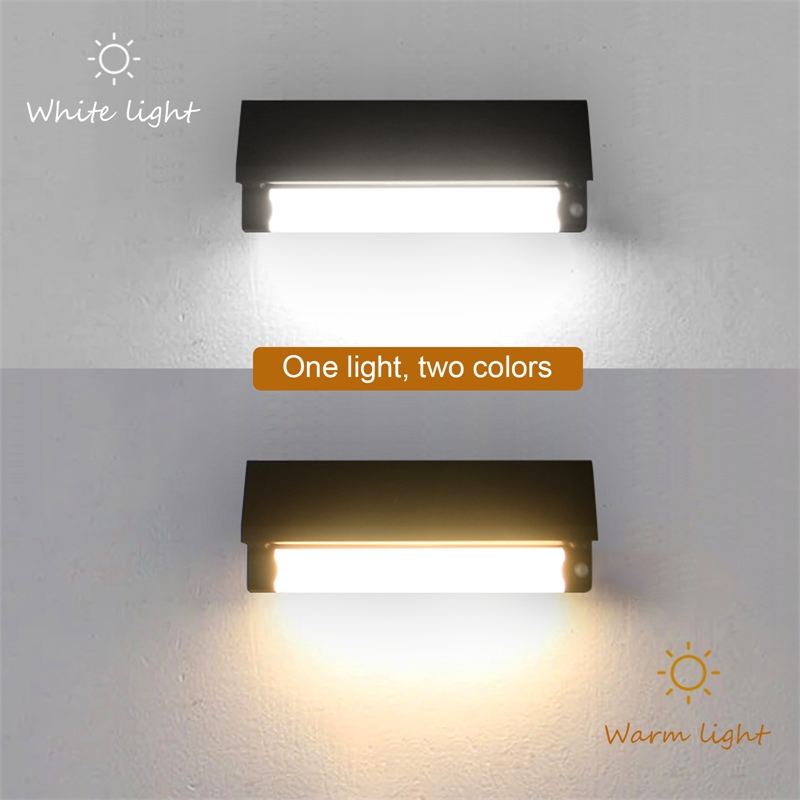 eLEDing Solar Power SMART 180Degree Sensor Selectable LED Flood Wall Light Black