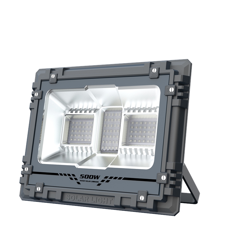 16W/2100LM Black Outdoor Integrated RGB LED Flood Light w/ Color Change w/ Music