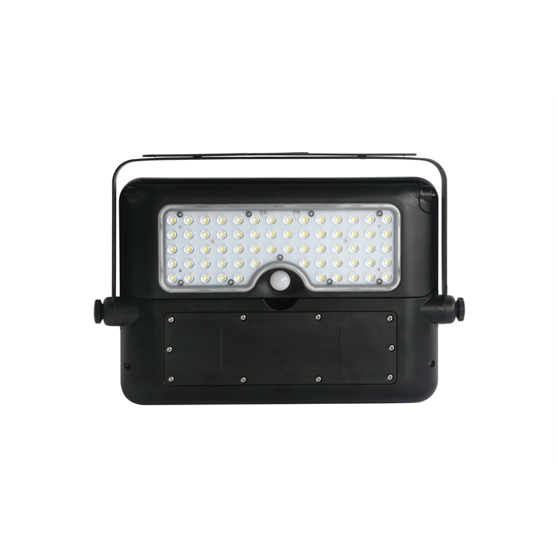 160 Degree Black PIR Activated Outdoor Integrated LED 5-in-1 Flood Light 1100LM