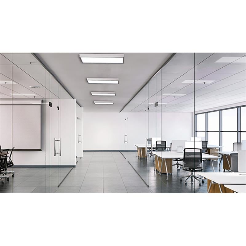eSenLite 2ft.x4ft. 6300LM LED Commercial Flat Panel Ceiling Light - White (8pcs)