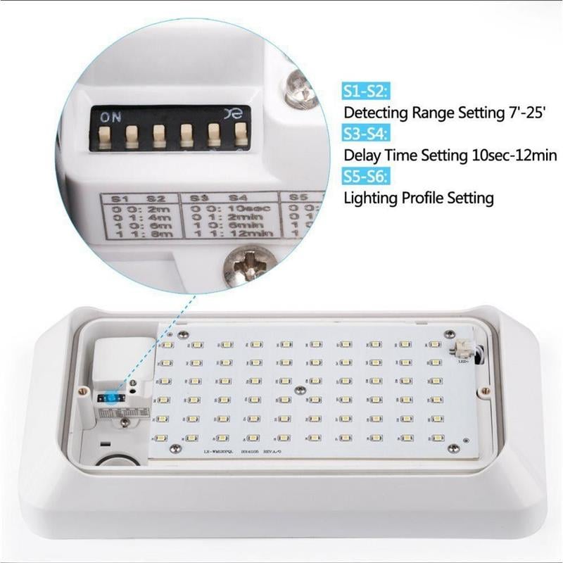 eSenLite Invisible Motion Activated Wall/Ceiling SMART LED Light Series in White