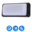 eSenLite Modern Plastic Wall/Ceiling Mount LED Security Light Series in Black