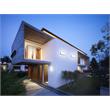 eSenLite Modern Plastic Wall/Ceiling Mount LED Security Light Series in Black
