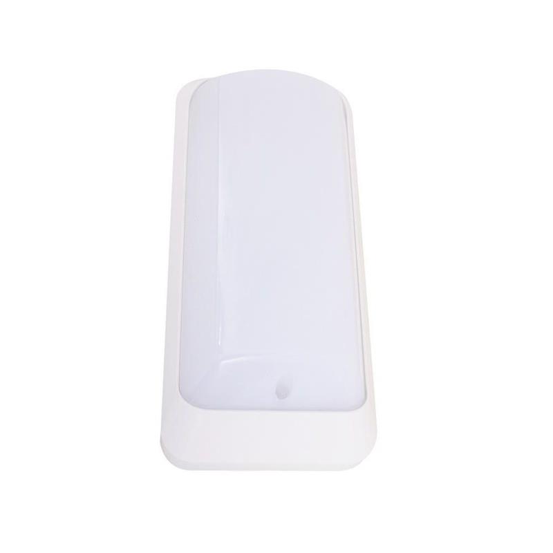 eSenLite Modern Plastic Wall/Ceiling Mount LED Security Light Series in White