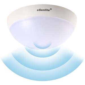 esenlite invisible motion activated ceiling or wall mount led light in white