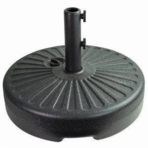 blow mold umbrella base in black