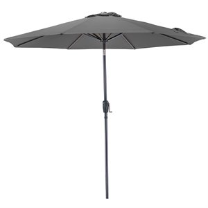9' round 8-rib aluminum market umbrella