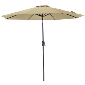 9' round 8-rib aluminum market umbrella - olefin
