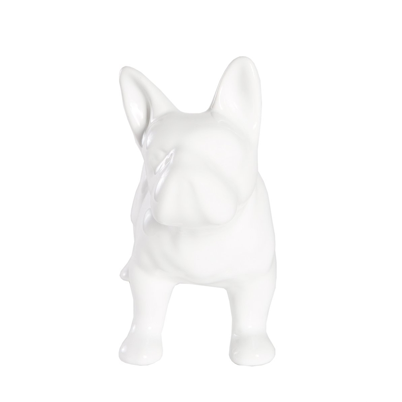 nayothecorgi standing poodle ceramic statue