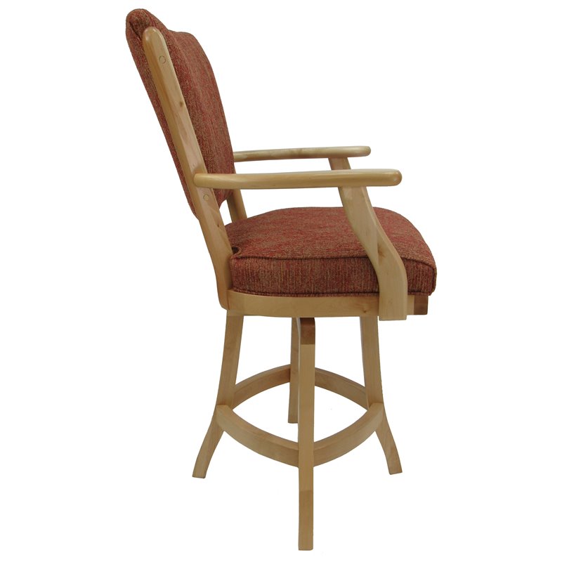 Classic Swivel Wood Counter Stool 26