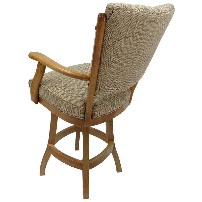 Classic Swivel Wood Counter Stool 26