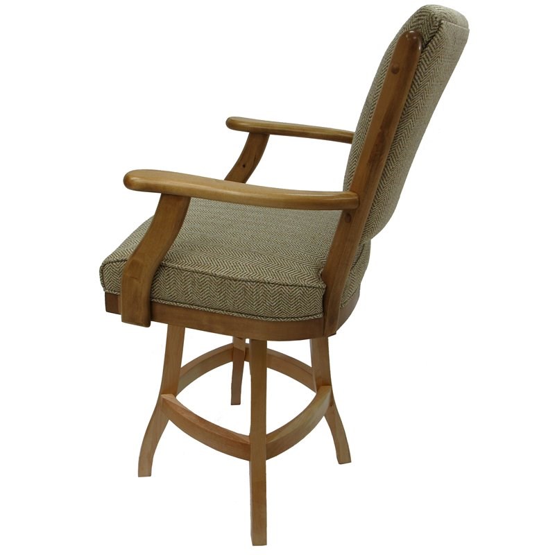 Classic Swivel Wood Counter Stool 26