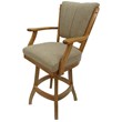 Classic Swivel Wood Counter Stool 26