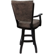 Classic Swivel Wood Extra Tall Bar Stool 35