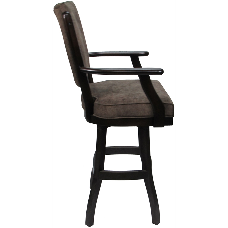 Classic Swivel Wood Extra Tall Bar Stool 35