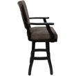 Classic Swivel Wood Extra Tall Bar Stool 35