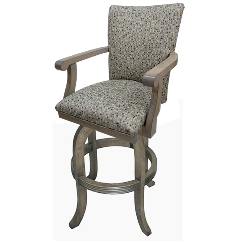 Swivel Wood Bar Stool 30