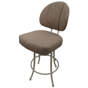 Swivel Counter 26&quot Bar Stool - M-75 Metal Beige Frame