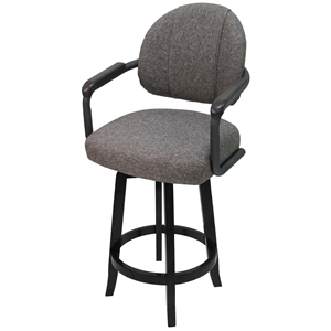 Swivel Extra Tall 34-35&quot Bar Stool - M-79 Metal Grey Frame