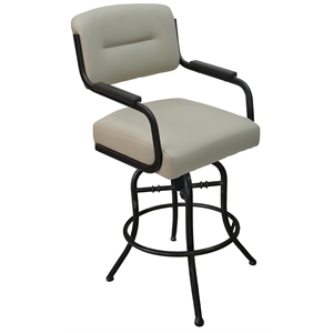 Swivel 30&quot Bar Stool - M-115 Metal Black Frame