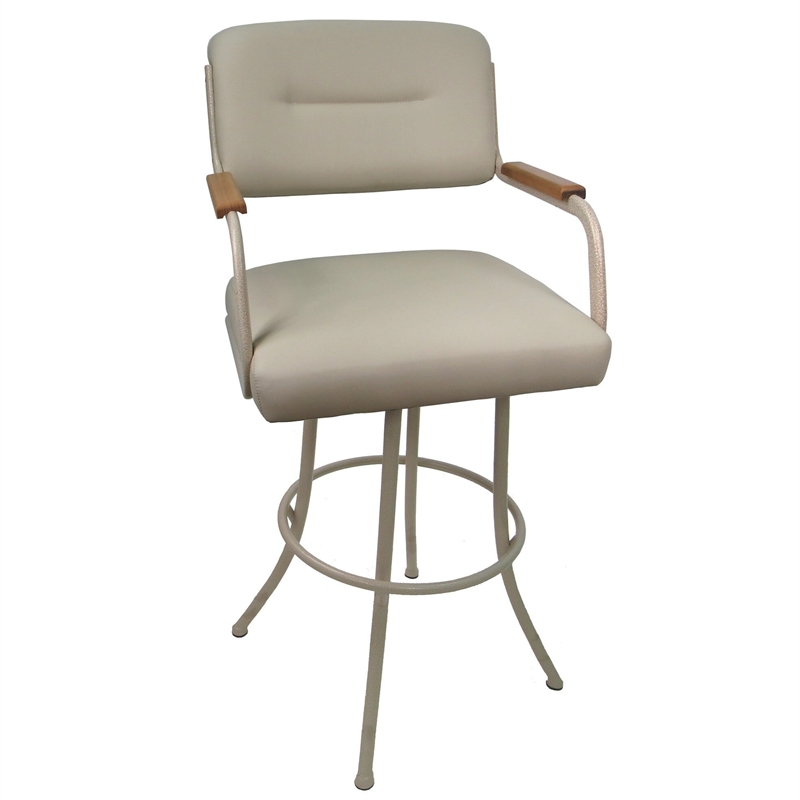 Swivel Extra Tall Metal Bar Stool 34
