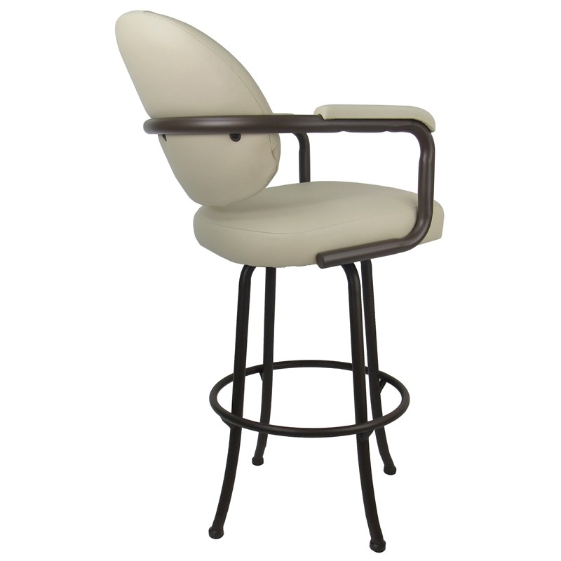 Swivel Counter Metal Bar Stool 26