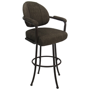 Swivel Metal Bar Stool 30&quot M-70 - Sanora Brown - Coffee