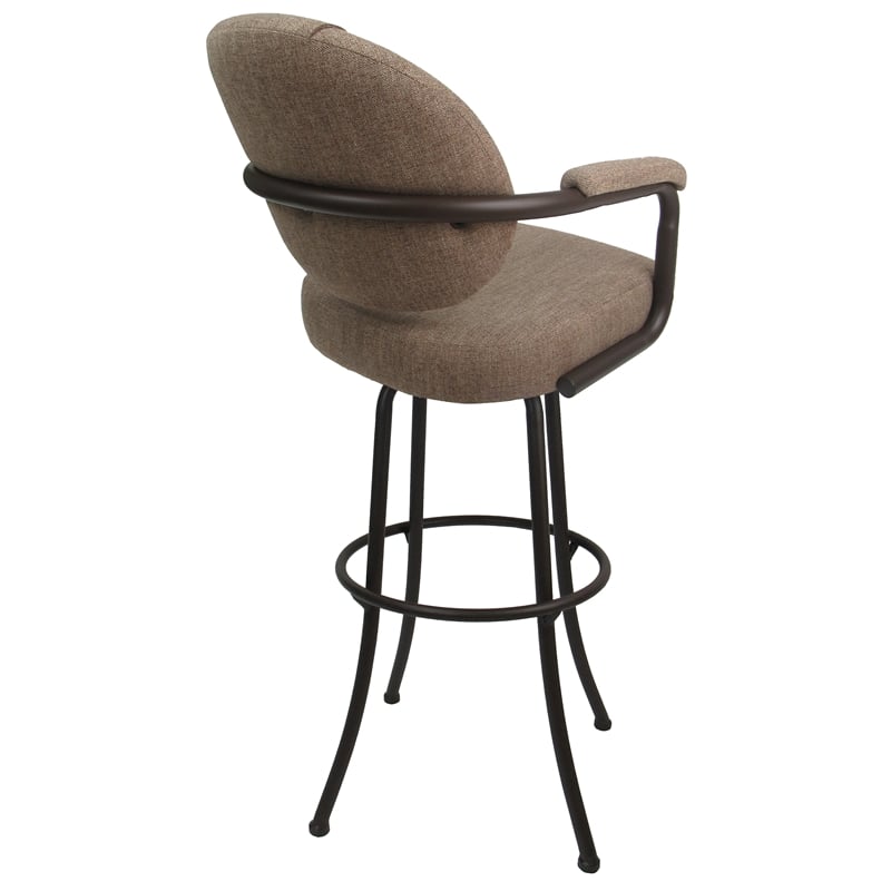 Extra Tall Swivel Metal Bar Stool 34