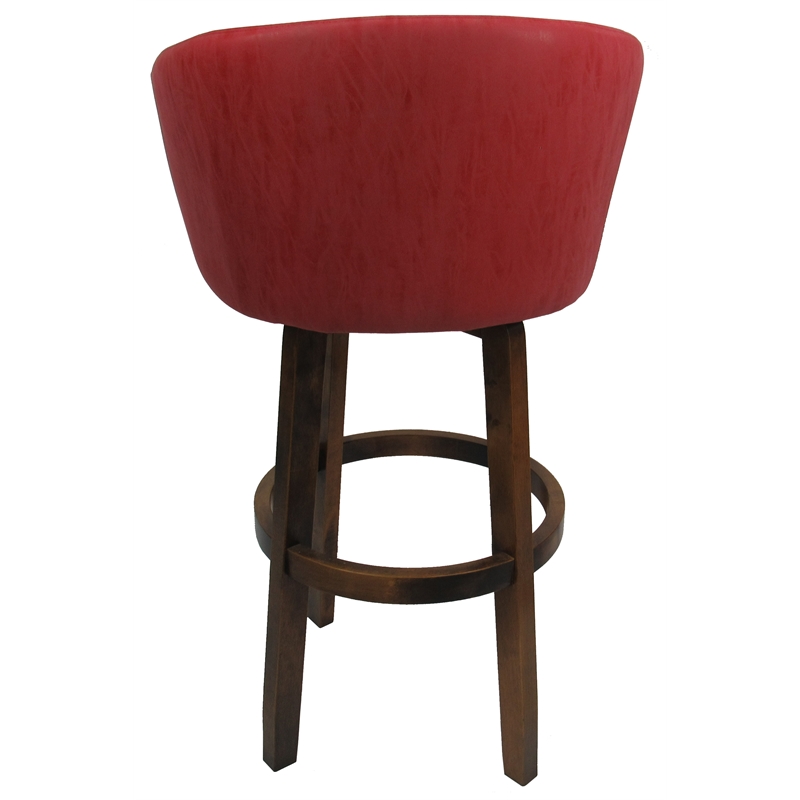 Swivel Wood Bar Stool 30