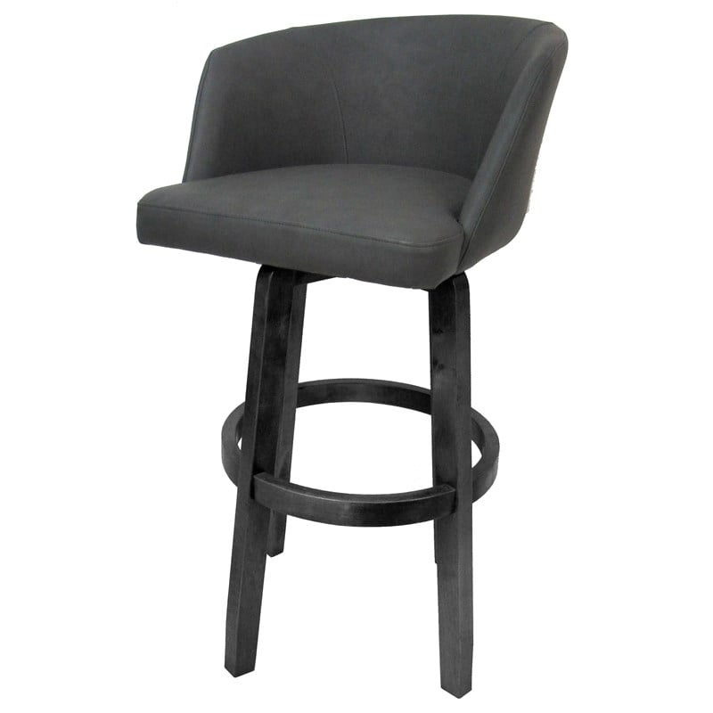 Swivel Wood Bar Stool 30