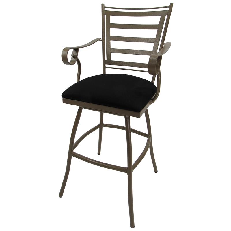 Outdoor Patio Extra Tall Spectator Swivel Bar Stool 35