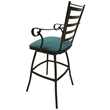 Outdoor Patio Extra Tall Spectator Swivel Bar Stool 35