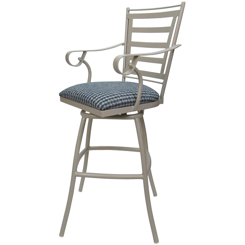 Outdoor Patio Extra Tall Spectator Swivel Bar Stool 35